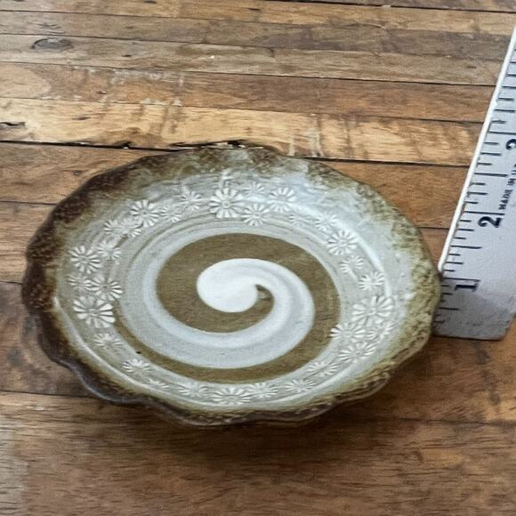 Vintage Korean Stoneware Small Dish Plate 5" - Picture 8 of 8